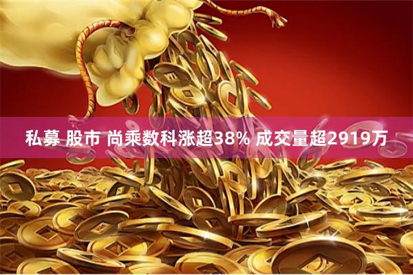 私募 股市 尚乘数科涨超38% 成交量超2919万